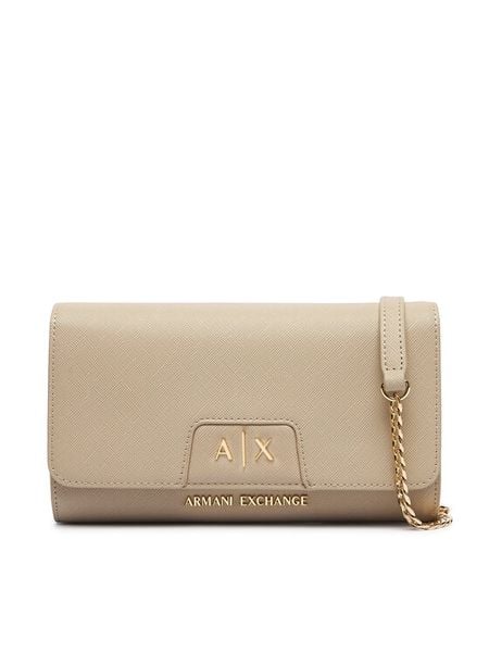 Armani Exchange Torebka XW000358 AF26570 U6208 Beżowy. Brązowe torebki klasyczne Armani Exchange, bez wzorów, ze skóry, bez dodatków. Za 429.99 zł.