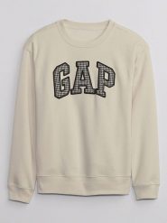 GAP Bluza w kolorze beżowym rozmiar: XXL. Brązowe bluzy GAP, xxl, bez wzorów, bez kaptura. Za 119.12 zł.