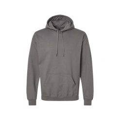 Bluza Z Kapturem Dla Dorosłych Unisex Softstyle Fleece Midweight. Niebieskie bluzy GILDAN, m, bez wzorów, z bawełny, z kapturem. Za 105.99 zł.