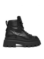 G-Star Raw Trzewiki EO-ISMET-40807 Czarny. Czarne botki G-Star Raw, bez wzorów, ze skóry, bez obcasa, na płaskiej podeszwie, bez zapięcia. Za 449.99 zł.