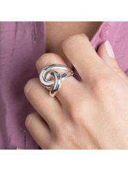 L'atelier précieux Srebrny pierścionek rozmiar: 62. Szare pierścionki l'Atelier precieux, srebrne. Za 173.99 zł.