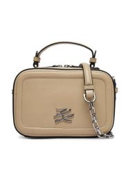 KARL LAGERFELD Torebka B1W30269 Beżowy. Brązowe listonoszki KARL LAGERFELD, bez wzorów, ze skóry, bez dodatków. Za 1,299.00 zł.