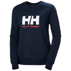Damska bluza z okrągłym dekoltem Helly Hansen 2.0. Niebieskie bluzy Helly Hansen, bez wzorów, bez kaptura. Za 305.65 zł.