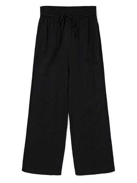 Vero Moda Spodnie w kolorze czarnym rozmiar: XS. Czarne spodnie materiałowe Vero Moda, na co dzień, xs, bez wzorów, z bawełny. Za 74.28 zł.