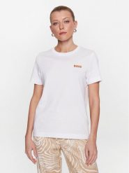 Boss T-Shirt 50489525 Biały Regular Fit. Białe t-shirty Boss, xs, bez wzorów, z bawełny, bez kołnierzyka, bez ramiączek. Za 149.99 zł.