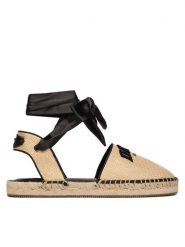DKNY Espadryle Madelise K2612113 Brązowy. Brązowe espadryle DKNY, bez wzorów, z materiału, bez obcasa, bez zapięcia. Za 579.99 zł.