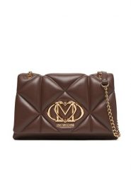 LOVE MOSCHINO Torebka JC4041PP0NLC0313 Brązowy. Brązowe torebki klasyczne Love Moschino, bez wzorów, ze skóry, bez dodatków. Za 1,039.00 zł.