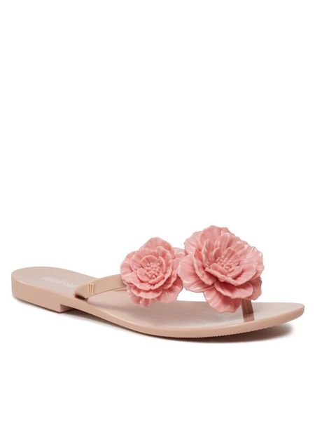 Melissa Japonki Melissa Harmonic Springtime Ad 35704 Różowy. Czerwone klapki Melissa, bez wzorów, z tworzywa sztucznego, bez obcasa. Za 189.99 zł.