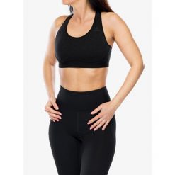 Biustonosz sportowy Odlo Ascent PW Medium Sport Bra. Czarne bielizna sportowa Odlo, xs, bez wzorów. Za 293.99 zł.
