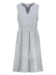 Sublevel Sukienka w kolorze błękitno-szarym rozmiar: XL. Niebieskie sukienki Sublevel, xl, bez wzorów, z bawełny, bez kołnierzyka, bez ramiączek, midi. Za 82.99 zł.