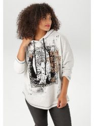 Aniston Bluza w kolorze białym rozmiar: 50. Białe bluzy Aniston, bez wzorów, z kapturem. Za 116.45 zł.