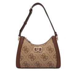 Torebka Guess. Brązowe torebki klasyczne Guess, z aplikacjami, bez dodatków. Za 589.99 zł.