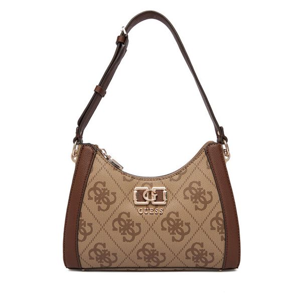 Torebka Guess. Brązowe torebki klasyczne Guess, z aplikacjami, bez dodatków. Za 589.99 zł.