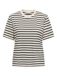ONLY Koszulka w kolorze beżowym rozmiar: XL. Brązowe bluzki Only, xl, bez wzorów, z bawełny, bez kołnierzyka, bez ramiączek. Za 48.39 zł.