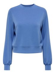 ONLY Bluza w kolorze niebieskim rozmiar: M. Niebieskie bluzy Only, m, bez wzorów, bez kaptura. Za 86.99 zł.