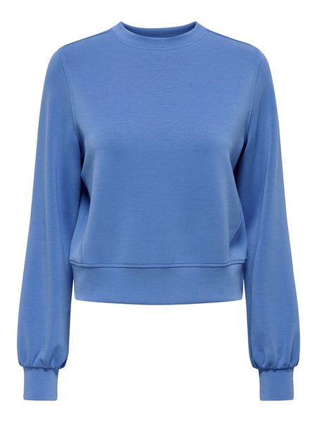 ONLY Bluza w kolorze niebieskim rozmiar: S. Niebieskie bluzy Only, s, bez wzorów, bez kaptura. Za 87.40 zł.