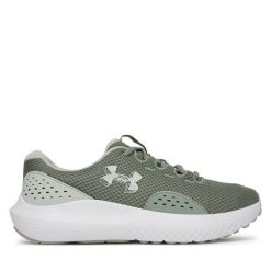 Buty do biegania Under Armour. Zielone obuwie sportowe Under Armour, bez zapięcia, do biegania. Za 179.99 zł.