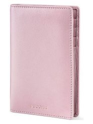 Puccini Etui "Zen" w kolorze jasnoróżowym na dokumenty podróżne - 10 x 14 x 1 cm rozmiar: onesize. Różowe portfele Puccini, bez wzorów, z materiału. Za 126.75 zł.