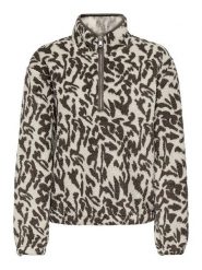 ONLY Carmakoma Bluza polarowa w kolorze kremowym rozmiar: S-42/44. Brązowe bluzy Only Carmakoma, s, bez wzorów, z polaru, bez kaptura. Za 144.95 zł.
