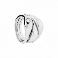 P D Paola Pierścionek P D Paola The New Essentials - 925 sterling silver i srebro Pierścionki 1 ct Damski. Szare pierścionki P D Paola, z cyrkonią, srebrne. Za 560.99 zł.