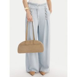 Torebka GINO ROSSI. Brązowe torebki klasyczne Gino Rossi, bez wzorów, bez dodatków. Za 399.99 zł.