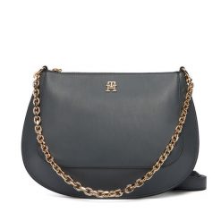 Torebka Tommy Hilfiger. Szare torebki klasyczne TOMMY HILFIGER, bez wzorów, bez dodatków. Za 649.99 zł.