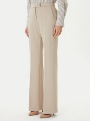 BOSS Spodnie materiałowe Talia4 50551907 Beżowy Relaxed Fit. Brązowe spodnie materiałowe Boss, bez wzorów, z materiału. Za 899.99 zł.