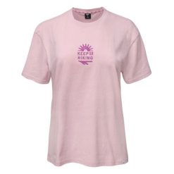 T-shirt Damski Ameli. Czerwone t-shirty Hi-tec, bez wzorów, bez kołnierzyka, bez ramiączek. Za 80.99 zł.