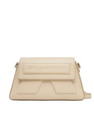 KARL LAGERFELD Torebka A1W30155 Beżowy. Brązowe listonoszki KARL LAGERFELD, bez wzorów, ze skóry, bez dodatków. Za 679.99 zł.