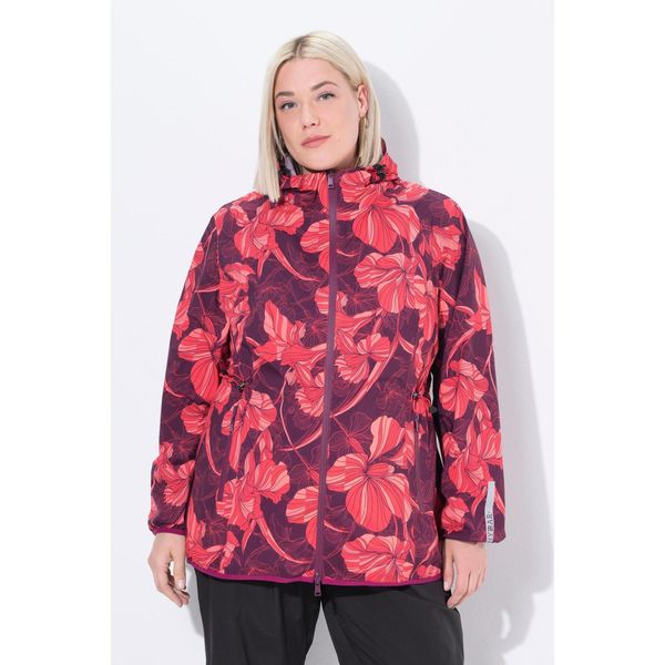 Damskie Kurtka przeciwdeszczowa lekka wodoodporna kaptur można ją łatwo schować. Czerwone kurtki sportowe Ulla Popken, plus size, bez wzorów, z materiału, bez kaptura, trekkingowe. W wyprzedaży za 311.99 zł.