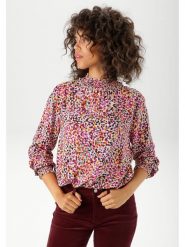 Aniston Bluzka w kolorze różowo-karmelowym rozmiar: 42. Różowe bluzki Aniston, bez wzorów, z wiskozy, bez kołnierzyka, bez ramiączek. Za 78.47 zł.