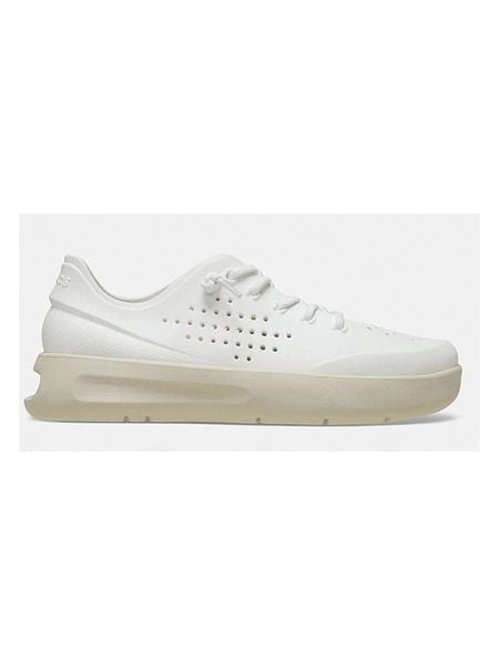 Crocs Sneakersy "InMotion Pacer" w kolorze białym rozmiar: 41/42. Białe trampki Crocs, bez wzorów, bez zapięcia. Za 224.95 zł.