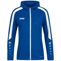 Damska bluza dresowa z kapturem Jako Power. Białe bluzy JAKO, bez wzorów, z dresówki, z kapturem. Za 386.50 zł.