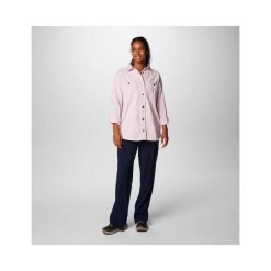 Koszula damska Columbia Blue Point Creek Corduro. Czerwone koszulki sportowe Columbia, bez wzorów, bez ramiączek. Za 279.99 zł.