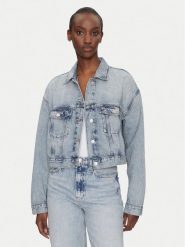 Tommy Jeans Kurtka jeansowa DW0DW21289 Niebieski Regular Fit. Niebieskie kurtki Tommy Jeans, xxl, bez wzorów, z bawełny, bez kaptura. Za 309.99 zł.