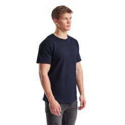 T-shirt Fruit Of The Loom Iconic 195 Premium Tees Adult Blue. Czarne t-shirty FRUIT OF THE LOOM, bez wzorów, z bawełny, bez kołnierzyka, bez ramiączek. Za 149.99 zł.
