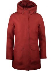 Westfjord Parka "Krafla" w kolorze czerwonobrązowym rozmiar: XL. Brązowe parki Westfjord, m, ze skóry, bez kaptura. Za 192.79 zł.