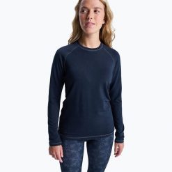 Bluza termoaktywna damska ROXY Climate Control Base Layer. Czarne bluzy Roxy, l, bez wzorów, z elastanu, bez kaptura. Za 139.99 zł.