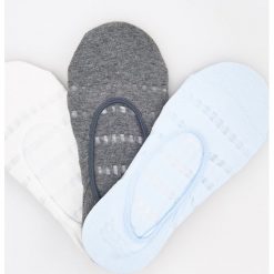 Skarpetki balerinki 3 pack - Kremowy. Białe skarpety Reserved, bez wzorów. Za 29.99 zł.