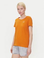 Mustang T-Shirt Alma 1016155 Pomarańczowy Regular Fit. Brązowe t-shirty Mustang, m, bez wzorów, z bawełny, bez kołnierzyka, bez ramiączek. Za 59.99 zł.
