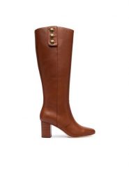 LAUREN RALPH LAUREN Kozaki Kenndi 802977889001 Brązowy. Brązowe kozaki Lauren Ralph Lauren, ze skóry, bez obcasa, na słupku, bez zapięcia. Za 1,399.00 zł.