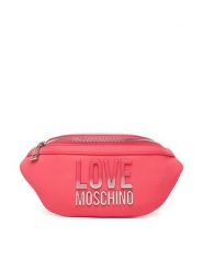 LOVE MOSCHINO Saszetka nerka JC4259PP0MKD0615 Różowy. Czerwone torebki klasyczne Love Moschino, bez wzorów, ze skóry, bez dodatków. Za 959.99 zł.