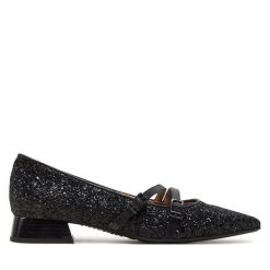 Baleriny Hispanitas. Czarne baleriny Hispanitas, bez wzorów, bez obcasa. Za 239.99 zł.