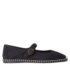 Espadryle Polo Ralph Lauren. Czarne espadryle Polo Ralph Lauren, bez wzorów, bez obcasa, bez zapięcia. Za 919.99 zł.