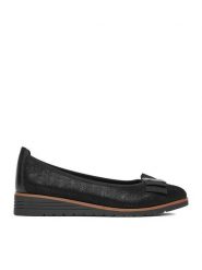 Lasocki Baleriny CEO-RST-TOMBA-29 Czarny. Czarne baleriny Lasocki, bez wzorów, ze skóry, bez obcasa. Za 169.99 zł.