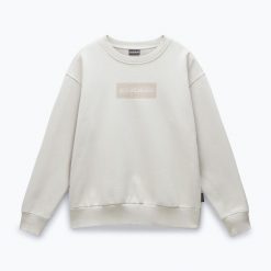 Bluza damska Napapijri B-Suze C. Brązowe bluzy Napapijri, bez wzorów, bez kaptura. Za 269.99 zł.