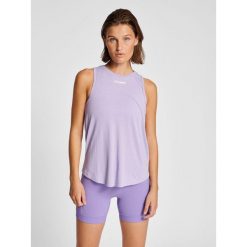 Damski tank top Hummel MT Vanja. Niebieskie topy Hummel, bez wzorów, bez kołnierzyka, bez ramiączek. Za 163.50 zł.