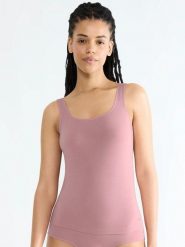 Sloggi Top "Go Sense" rozmiar: M. Różowe topy Sloggi, m, bez wzorów, bez kołnierzyka, bez ramiączek. Za 56.39 zł.