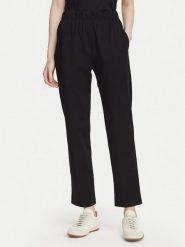 Weekend Max Mara Spodnie materiałowe Elfo 2625786011 Czarny Regular Fit. Czarne spodnie materiałowe Weekend Max Mara, xs, bez wzorów, z bawełny. Za 789.99 zł.