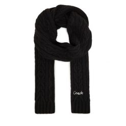 Szalik Coach. Czarne szaliki Coach, bez wzorów. Za 409.99 zł.